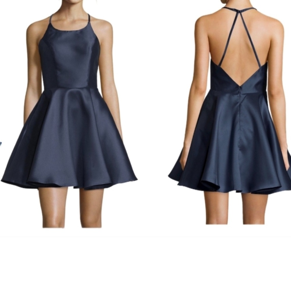 Alyce Paris NWT Navy Fit & Flare Formal Dress Size 4